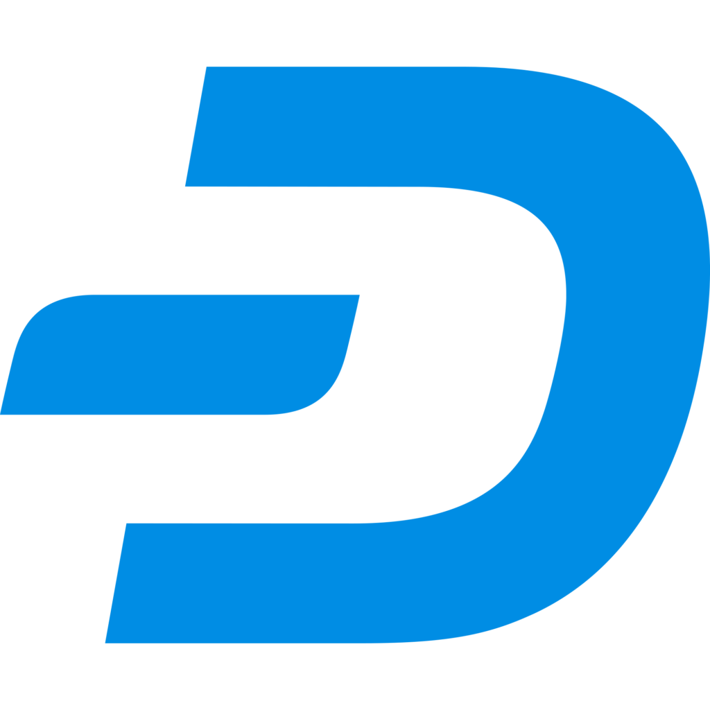 Dash coin official logo representing digital cash cryptocurrency