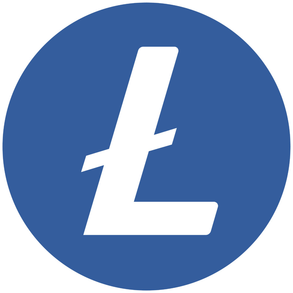 Official Litecoin LTC cryptocurrency logo representing digital silver